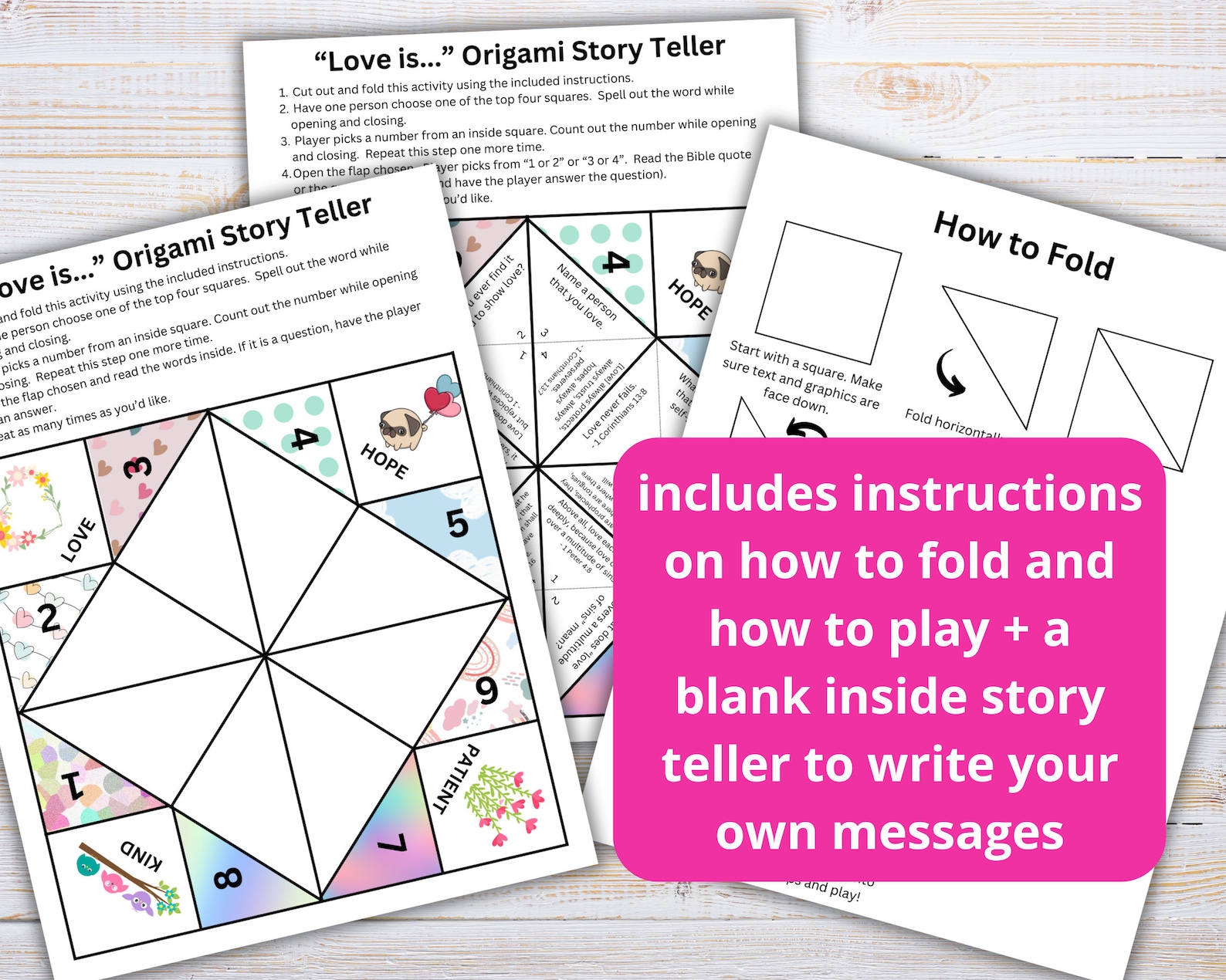 Love is Patient Bible Story Activity | Valentines Day Bible Craft | 1 ...