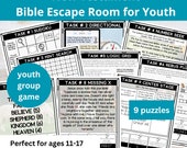 New Testament Escape Room for Youth | Bible Escape Room | Youth Group Game | Sunday School | Jesus Escape Room | Logic Puzzles