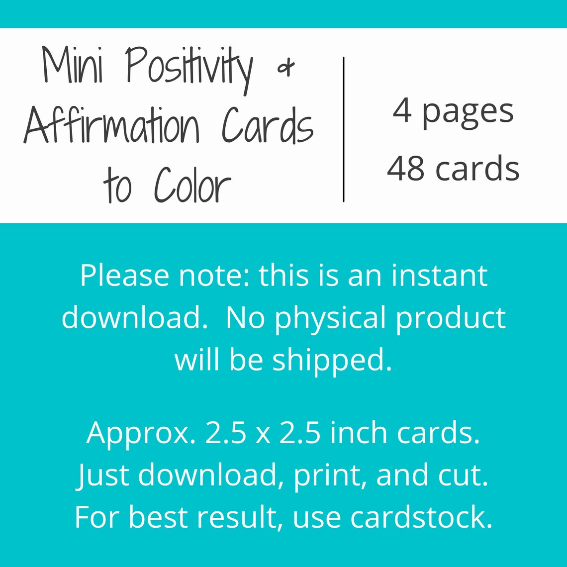 EDITABLE TEMPLATE Mini Kindness Cards | Affirmation Cards | Compliment ...