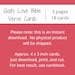 God's Love Bible Verse Note Cards | Printable Scripture Valentines ...