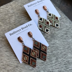 Beaded Diamond Earrings | Out West Earring Collection