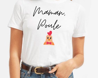 T-shirt personalizzata - Hen - Mom Gift - Mother's Day Gift Idea - Festa della mamma - T-shirt per la festa della mamma - Mamma