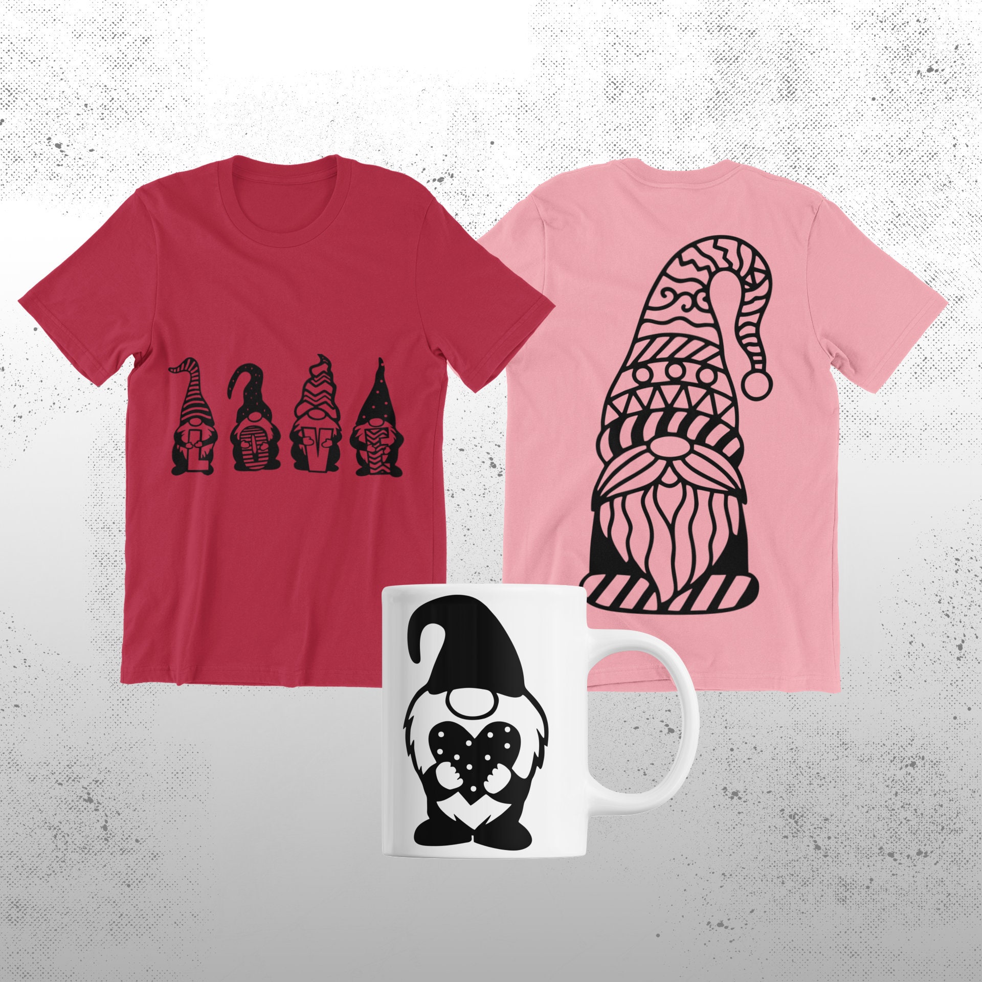 Gnomes Svg Bundle Laser Cut Files Dxf Cdr Png Glowforge Cricut Love ...