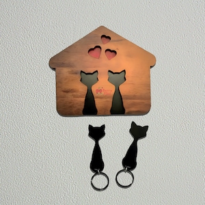 Lasergesneden sleutelhanger Svg-bestanden sleutelhanger Dxf Home Wall Decor Glowforge-bestanden Dxf-bestanden XTool Lightburn voor hout lasersnijden bestand downloaden