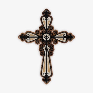 Laser Cut Multilayer Cross File Paper Cutting 3D Christian Mandala Glowforge Xtool Cnc DXF, SVG, CDR for Laser Cutting