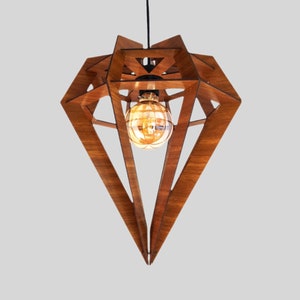 Laser Cut Lamp Svg Files Chandelier Dxf Glowforge Cnc Xtool Lightburn Wooden Lamp Svg