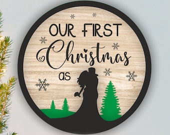 ★オリジナル手作り額：夢見るクリスマス:オリジナル作品：1万円 レーザーカット マルチレイヤー Mr and Mrs ファイル クリスマス 私