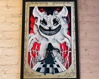 Multilayer Laser Cut File Multilayer Wall Art Svg Glowforge Multilayer Svg Brave Girl Svg Horror Svg Dxf Cdr Files Cricut Cnc Halloween Svg