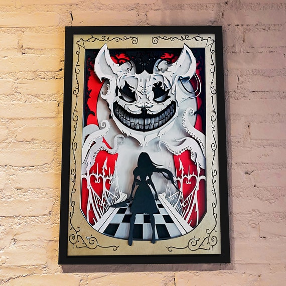 Multilayer Laser Cut File Multilayer Wall Art Svg Glowforge Multilayer Svg Brave Girl Svg Horror Svg Dxf Cdr Files Cricut Cnc Halloween Svg