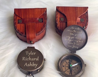 No Matter Where, Engraved Compass, Long Distance Gift, Custom Gift, Boyfriend Distance, Deployment Gift, Miss You Gift, Compass Gift