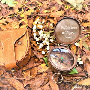 Engraved Compass, Gift for Him, Baptism Gift for Grandson, First Communion Gift, First Holy Communion Gift, Confirmation Gift for Boy
