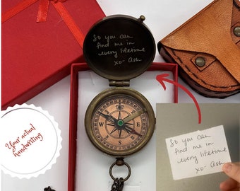 Personalized Compass, 10th anniversary, Gift for him, 20th wedding anniversary gift, 30th wedding anniversary gifts for husband, for brother