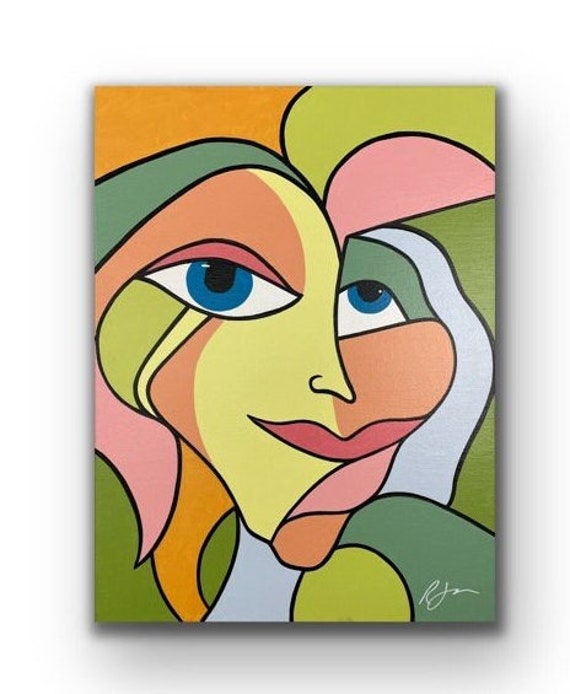 Abstract 2024 cubism art