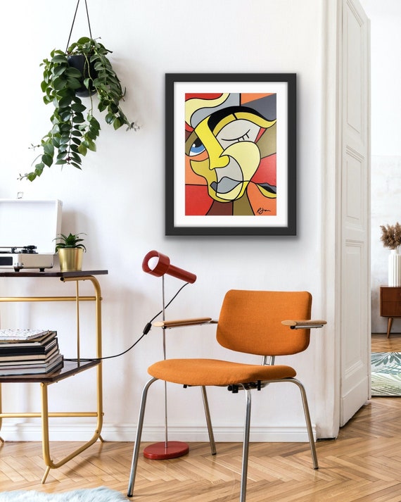 Giclee Print, Misunderstood, Modern, Abstract Art, Picasso Style