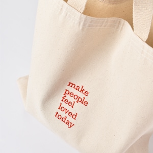 Personalisierte Tasche / bestickte Tasche / Personalisierte Tasche / 100% Baumwolle / Personalisierte Tasche / Geburtstagsgeschenk