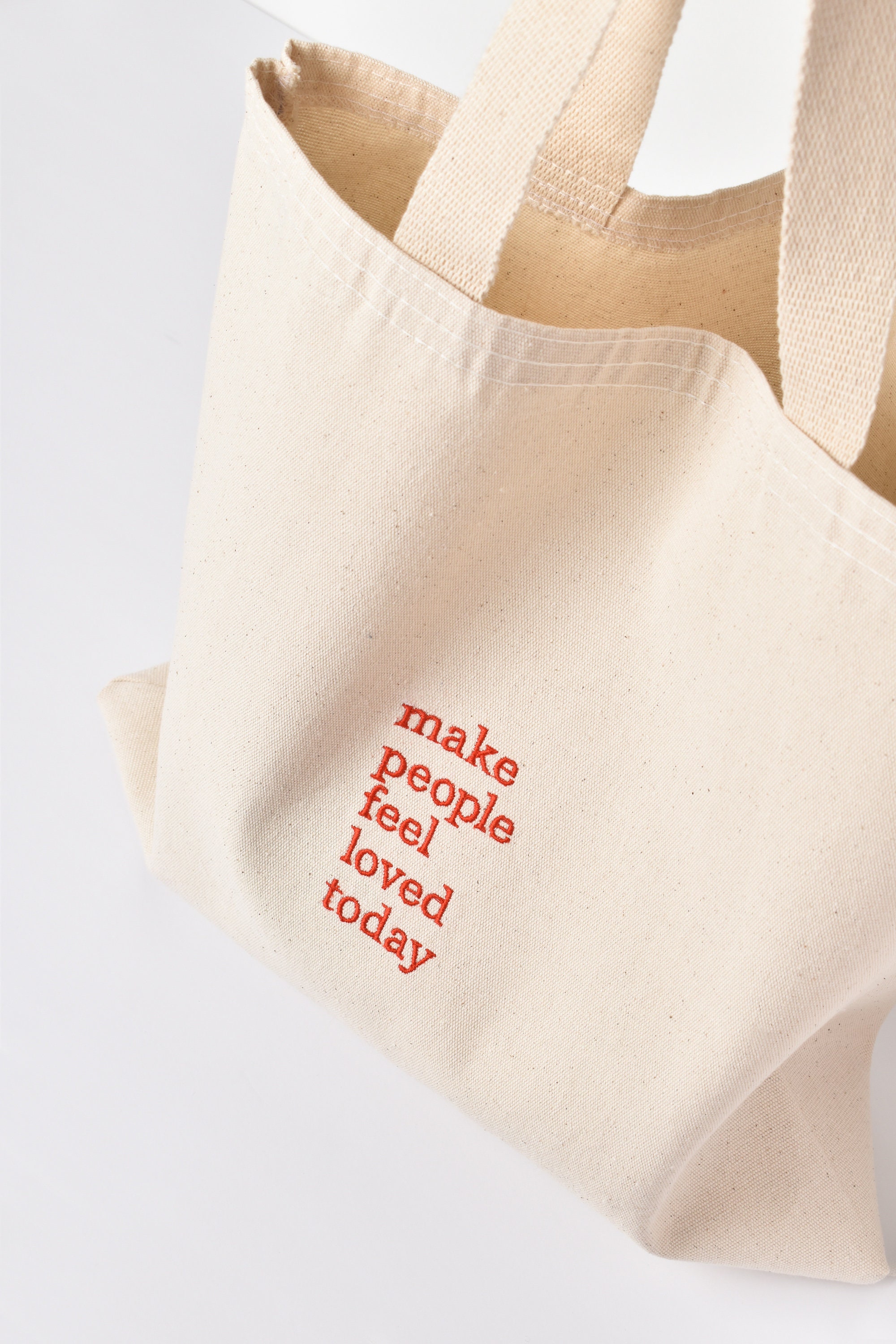 Custom Embroidered Tote Bag /Custom Colors/ Personalized Embroidery Gift/100% Cotton/Eco Friendly/Personalized Canvas Tote Bag/Birthday Gift
