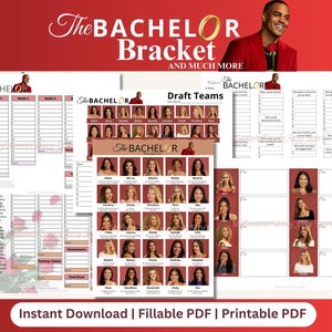 The Bachelor Bracket | Season 29 | Bachelor Fantasy League Printable ...