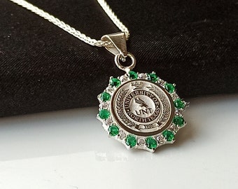 College Necklace , University Necklace  , Personalized Necklace  , Graduation Gift , Class Necklace , Woman Necklace,Signet Necklace , Gift