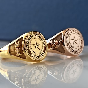 Unique Class Ring Etsy