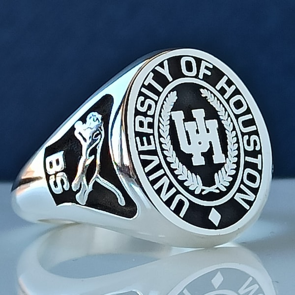 Class Ring, Men Ring , College Ring , University Ring , Graduation Ring , Halloween Gift , Noel Gift , Father's Day Gift , Signet Ring ,Ring