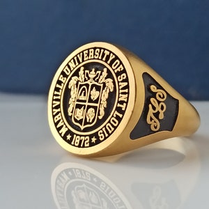 Vcu Signet Ring Etsy