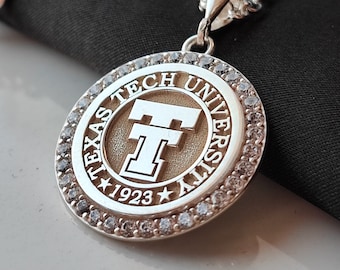 College necklace,University Necklace,Personalized Jewelery,Personalized Necklace,Class Necklace,Graduation Necklace,Graduation Gift,College