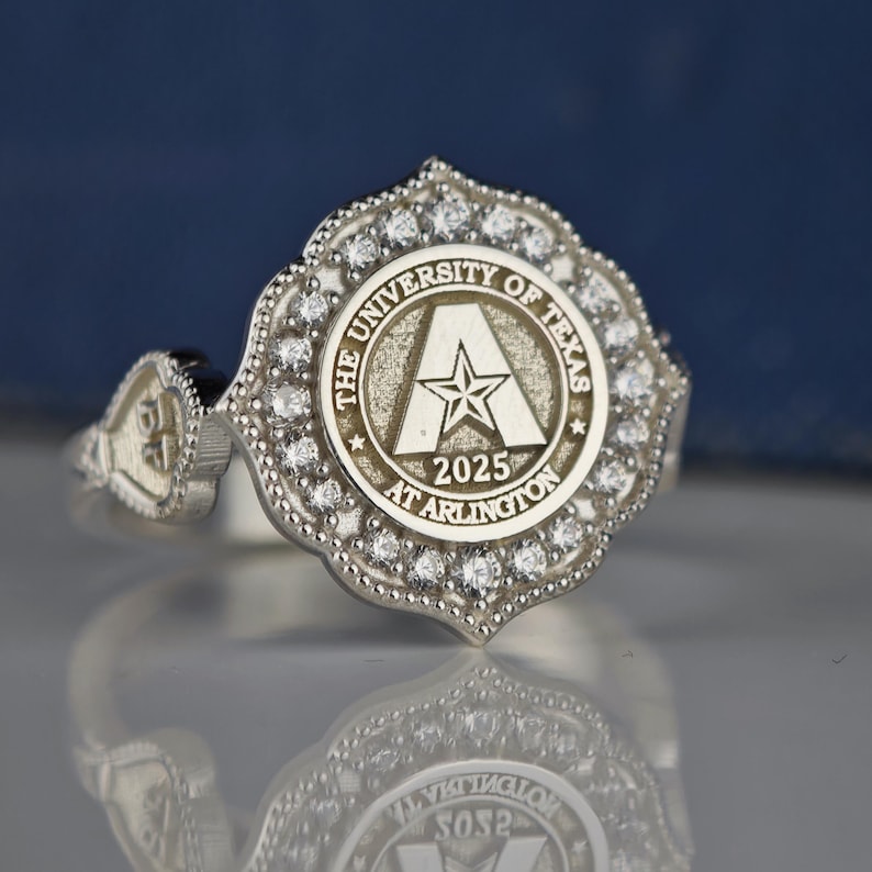 Personalized Ring College Ring Class Ring – Custom Sterling Silver ...