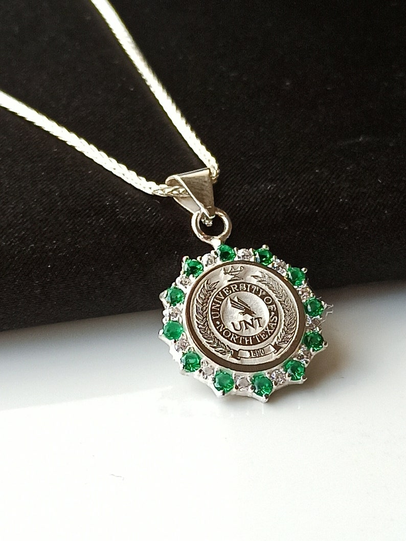 College Necklace , University Necklace , Personalized Necklace , Graduation Gift , Class Necklace , Woman Necklace,Signet Necklace , Gift image 8