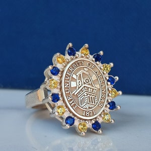 Graduierung Geschenk, Klasse Ring, Valentinstag Geschenke für ihn, Geschenk für sie, Minimali, College Ring, Universität Ring, personalisierte Ring, Abschluss Ring