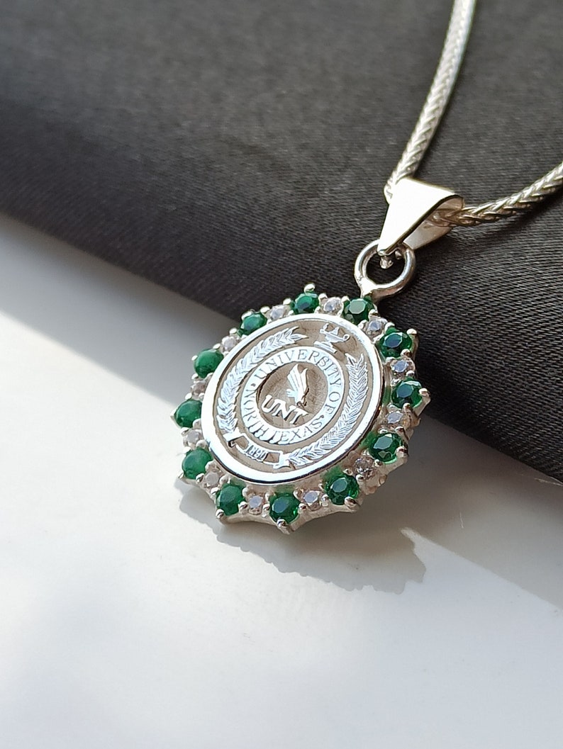 College Necklace , University Necklace , Personalized Necklace , Graduation Gift , Class Necklace , Woman Necklace,Signet Necklace , Gift image 7