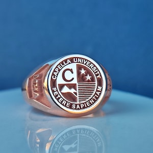 Personalized ring ,University Ring,Class Ring,Family Ring,Class Ring,Signet Ring,Cristmas gift,christmas Ring,Graduation Gift gift,halloween