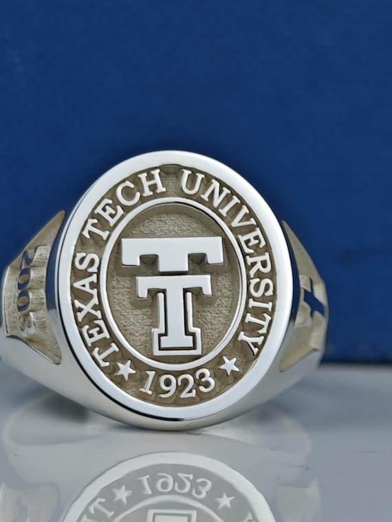 University Ring, Graduation Ring, Custom College Class Ring, College Class Ring, Sterling Silver Class Ring, Personalized College Ring