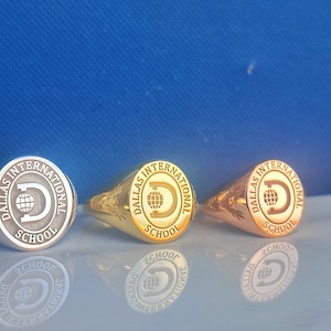 Abitur Ring,College Ring,Hochschul Ring,Gravur Geschenk,Geschenk Ring,Siegelring,Klassenringe,Senior Class Ring,kundenspezifischer Ring,für Ihn