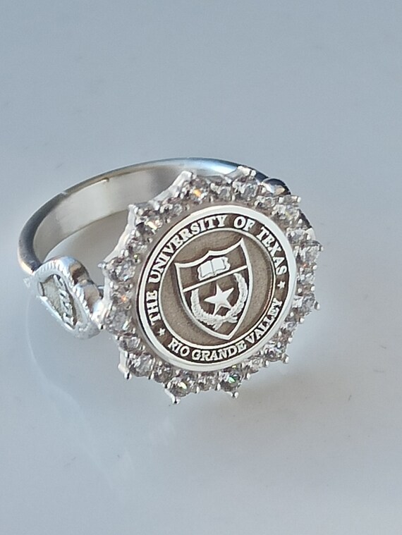 College Ring Silver Ring Morganit Y z k pinky Ring Class