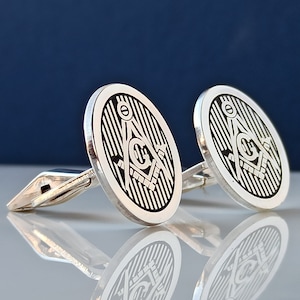 Christmas Gift,Personalized Masonic Cufflinks,Freemason Cufflinks, Masonic Gifts, Masonic Jewelry, Gifts for Men, Freemason Gifts, Dad Gifts