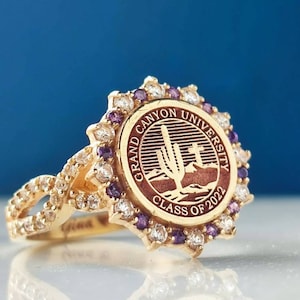 University Ring, Graduation Gift, Class Rings, Senior Class Ring, College Class Ring, School Ring, High School Ring, Valentine&#39;s Day Gift
