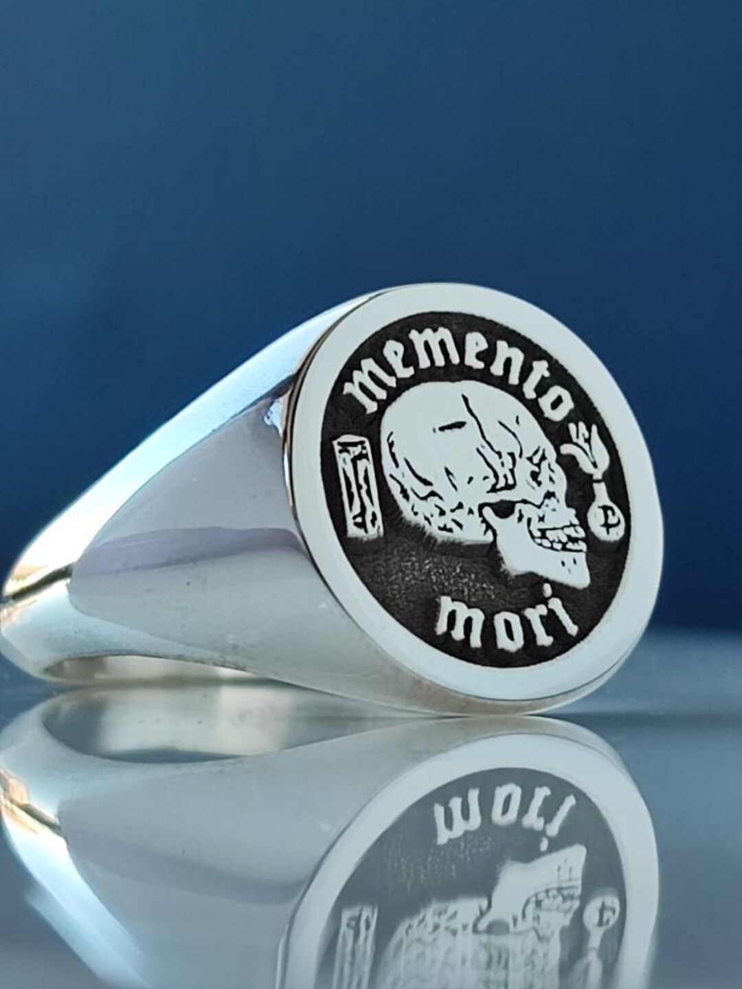 925 Silver or 10K Gold Crest Ring - Custom Family Coat of Arms Jewelry ...