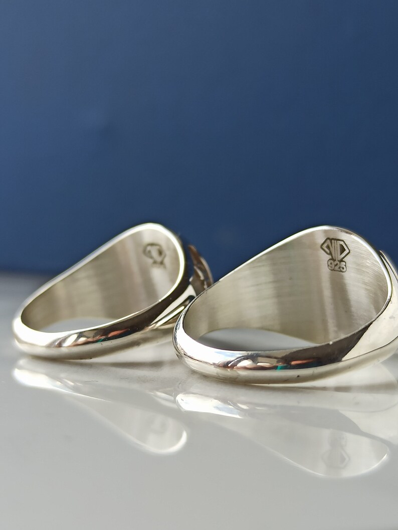 Class Rings Silver Class Rings Graduation Rings Unique - Etsy