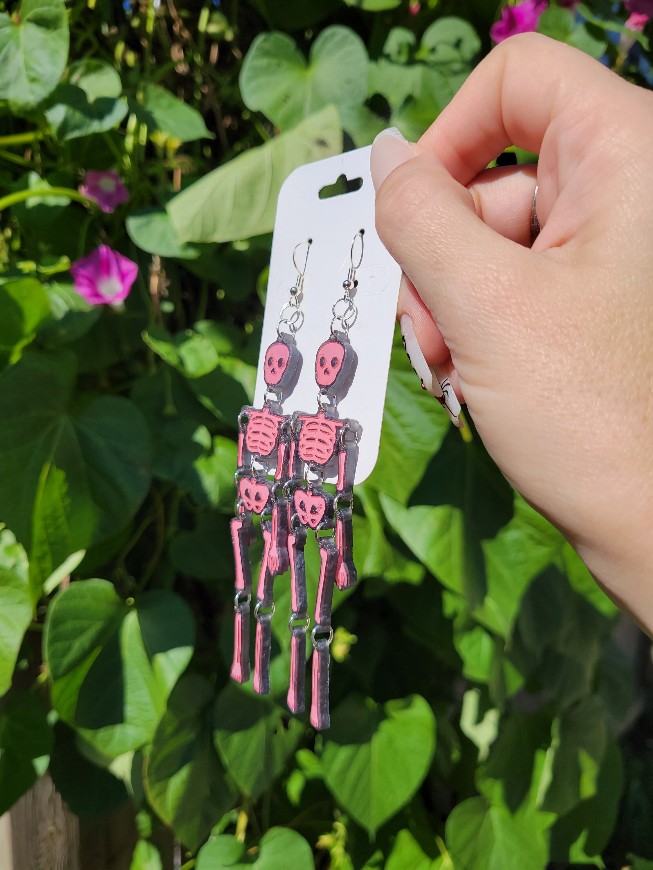 Pink Skeleton Aestheticevent Calendar - i5bfr5u