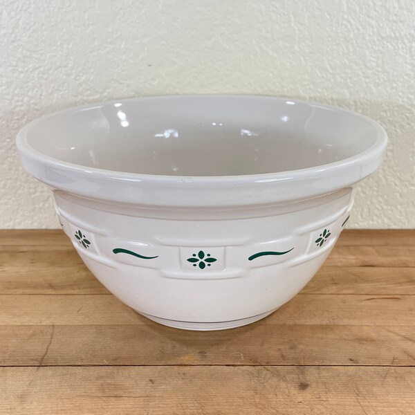 Longaberger Pottery Mixing Bowls Etsy