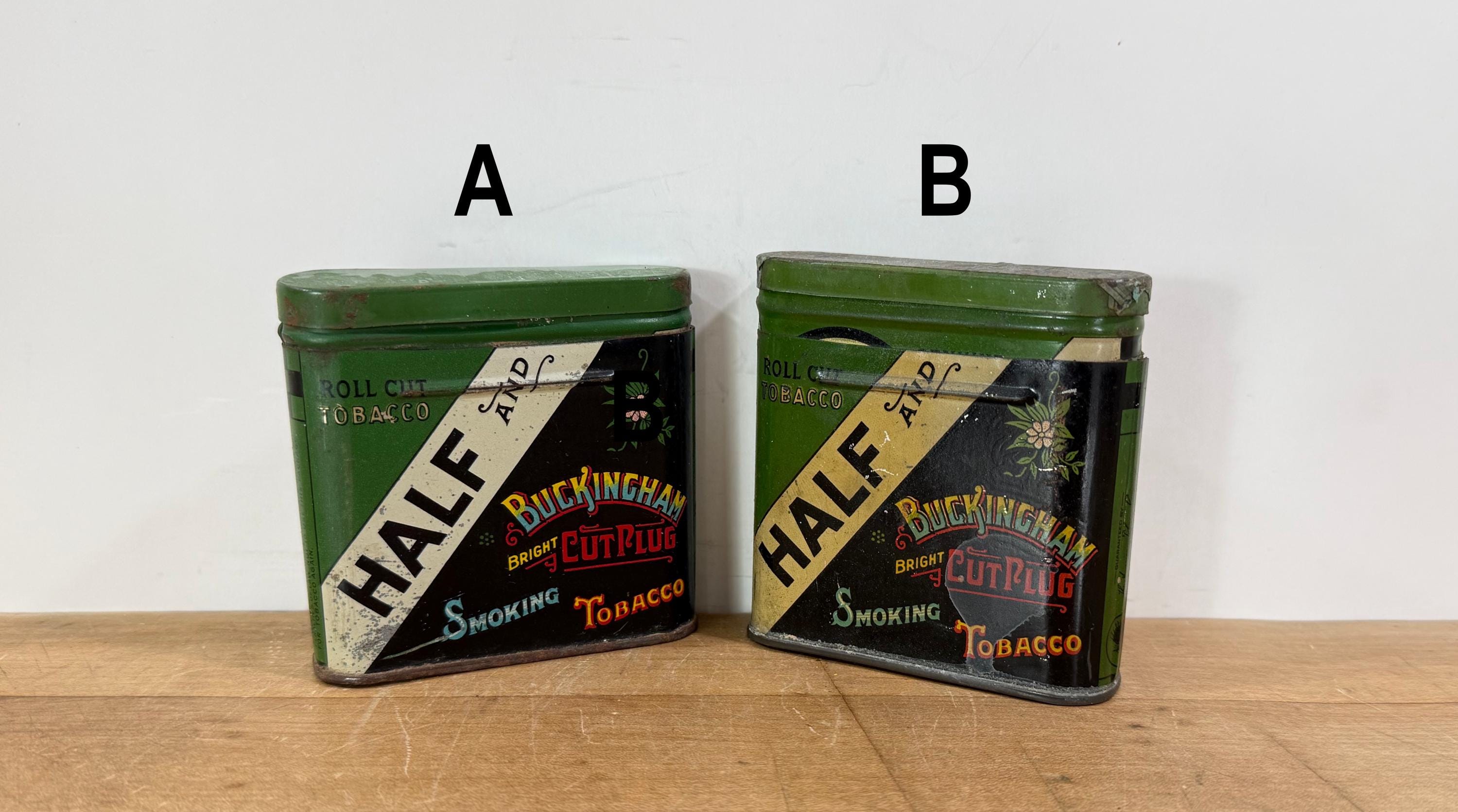 small tobacco tin tins Small Edgeworth Tobacco Iron Crow CHOICE - Amercan Tobacco Company