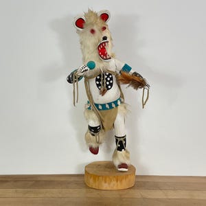 White Bear Kachina Doll By Shirley Nelson
