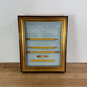 The L.E.A.D. 2.0 Word Processor, Framed Pencils, Framed Novelty