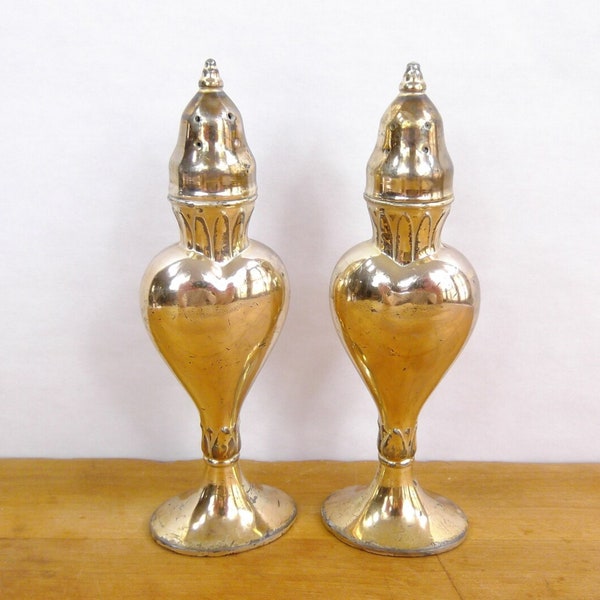 Metal Salt and Pepper Shakers by SPCo LAFRANCE