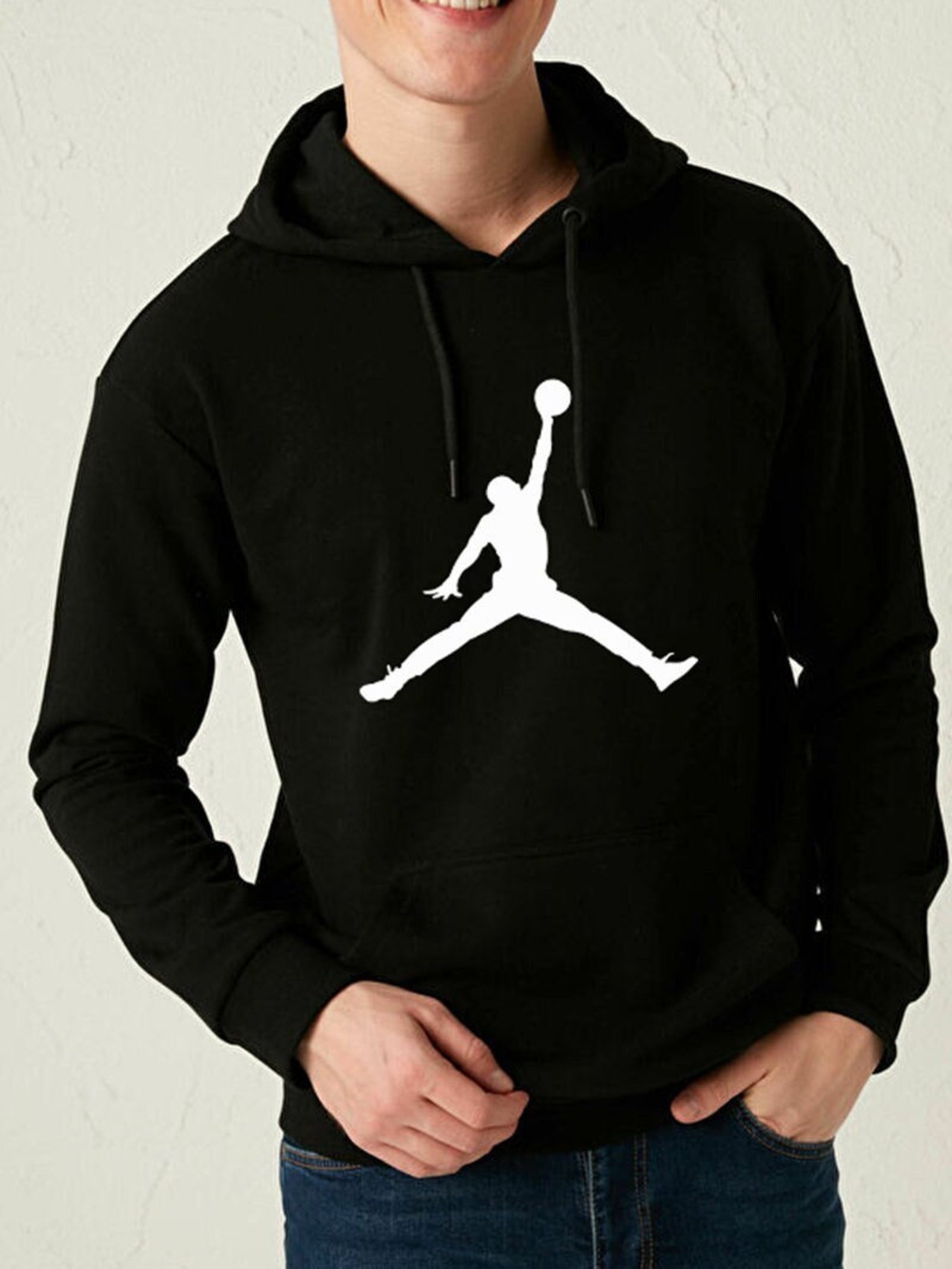 Air Jordan Hoodies XS/S/M/L/XL/2XL Black Red White Etsy