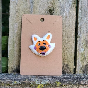 Lolbit Clay Pin