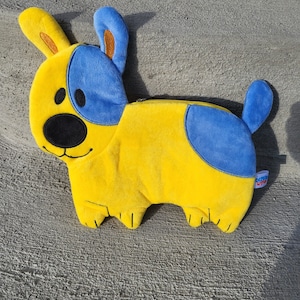 Plüsch-Federmäppchen mit Cartoon-Hund