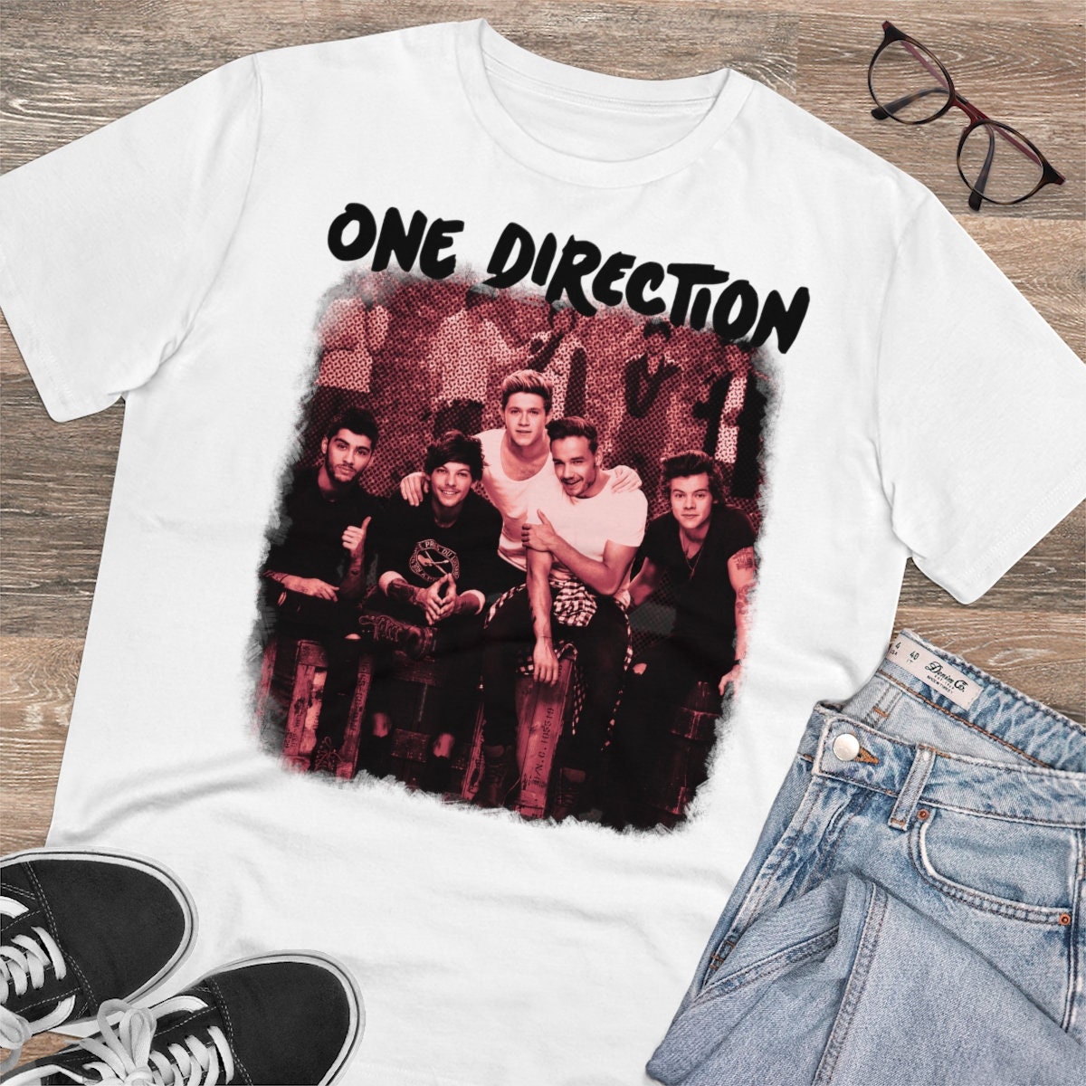 Print one top t shirt