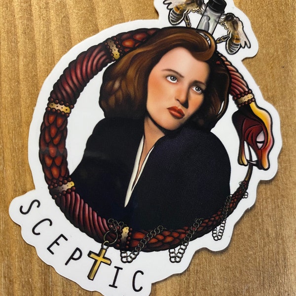 Dana Scully - Vinyl Stickers - The X-Files - Gillian Anderson