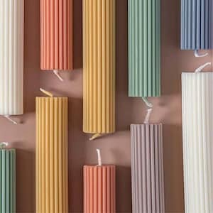 Pillar Natural Soy Wax Candle | Roman Candles | Tall Candles | Gift